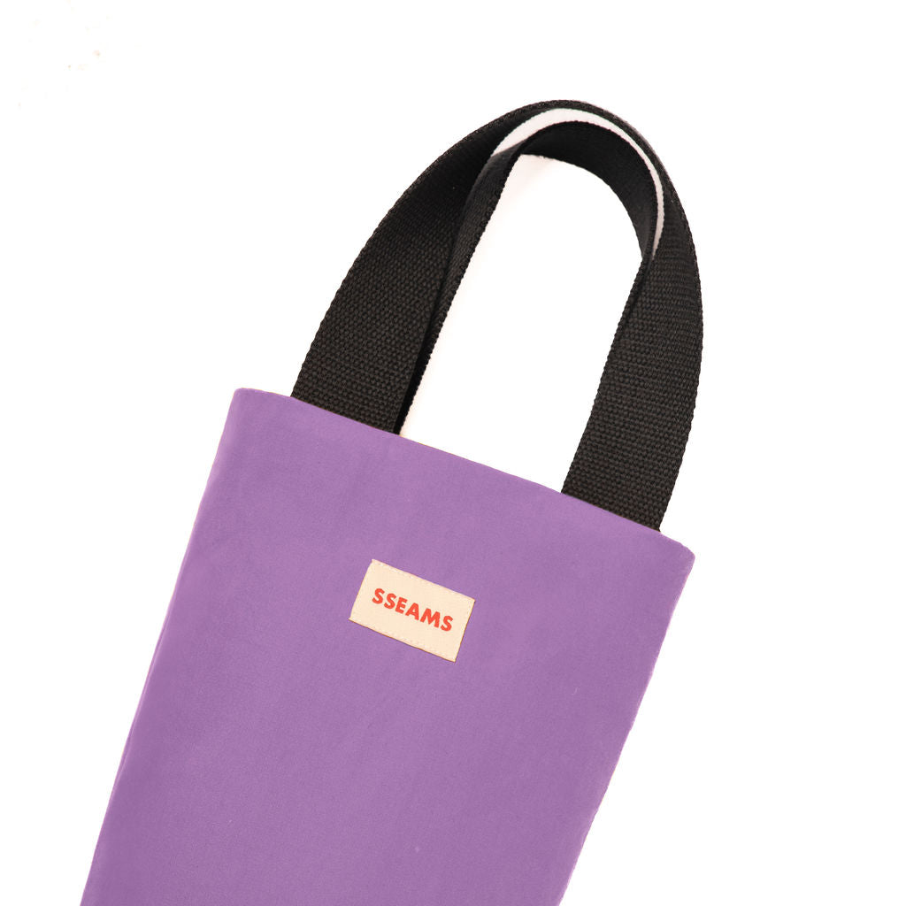 Bottle bag carrier - Lilac