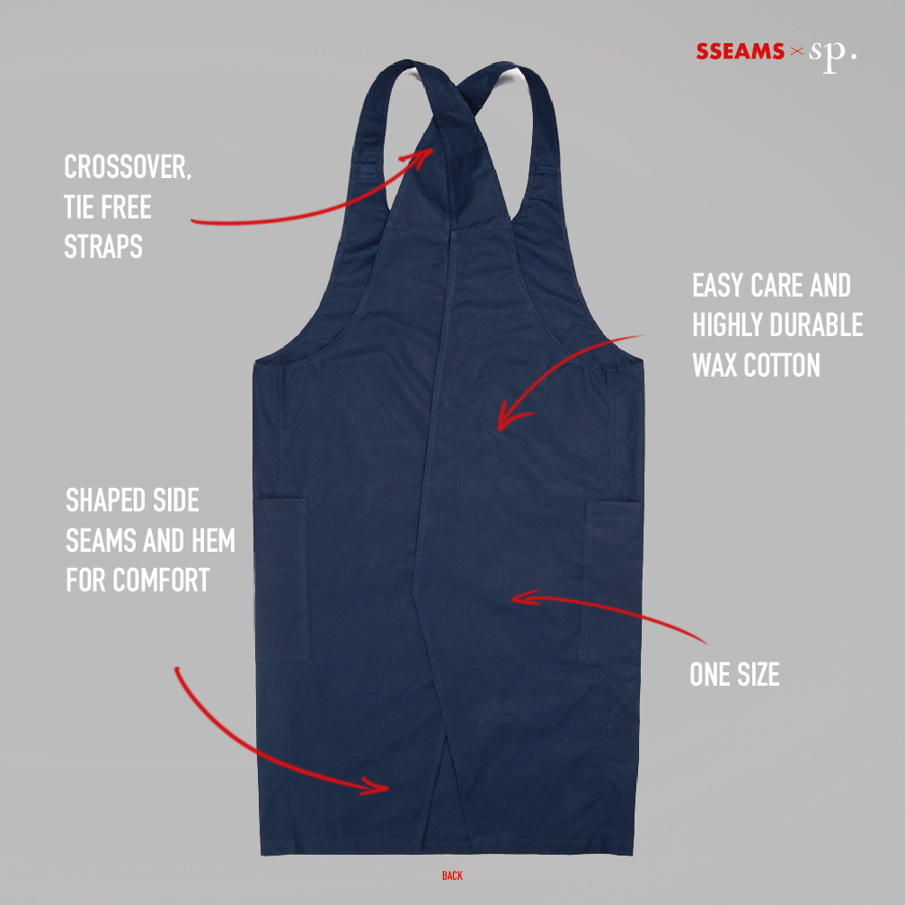 SSEAMS CORE WRAP APRON